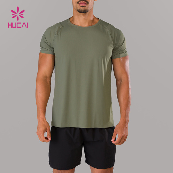 Custom Men's Performance Training T-Shirt with Breathable Fabric