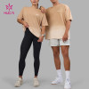 Custom Oversized Men's Gradient T-Shirt for Lifestyle and Gym Wear