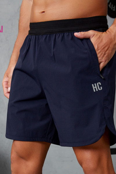 Custom Men's Nylon Stretch Training Shorts | Elastic Waistband Gym Shorts Manufacturer