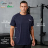 Custom Men's Laser Perforated Performance T-Shirt | Cooling Nylon Spandex Gym Top Manufacturer