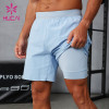 Custom Men's Breathable Sports Training Shorts | Seamless Bonded Hem Activewear Manufacturer