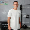 Custom Men's Breathable Textured Training Gym T-Shirt | Lightweight Activewear Manufacturer