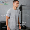 Custom Men's Gray Camo Cooling Performance T-Shirt | Breathable Activewear Manufacturer