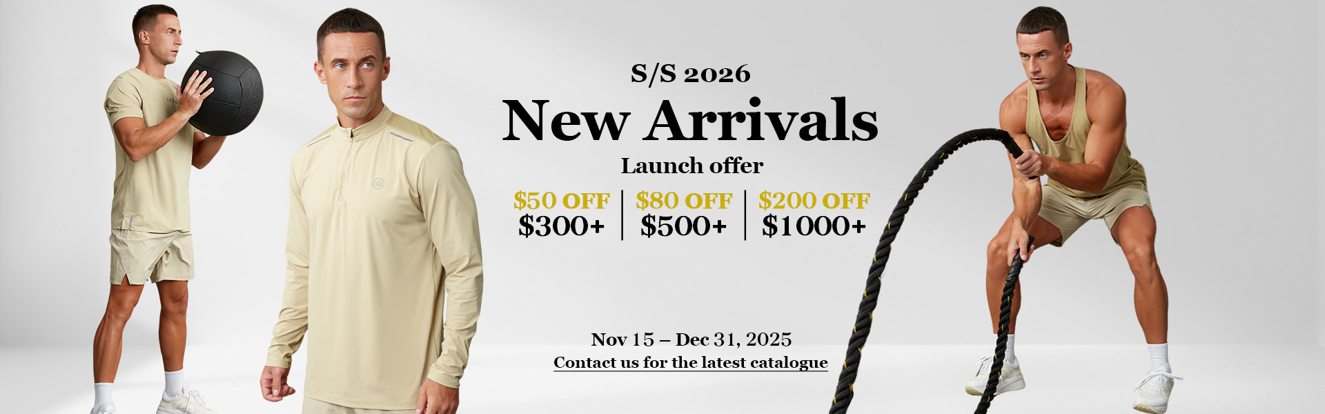 custom men's activewear manufacturer