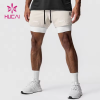 OEM Mens Sports Shorts| Laser Cut Process Back Patch Pocket 2 in 1 Gymwear Factory